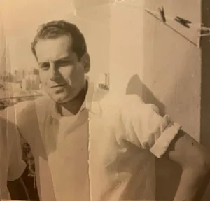 Nicolas Sayegh as a young manBeirut ca. 1960